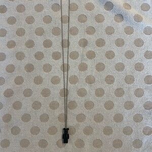 Men's Black Bear Pendant Necklace